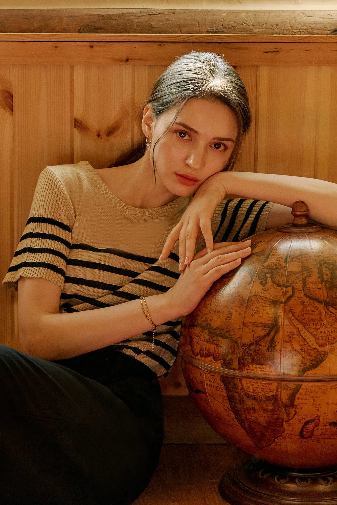 Closet Staples Striped Flat Knit Tee