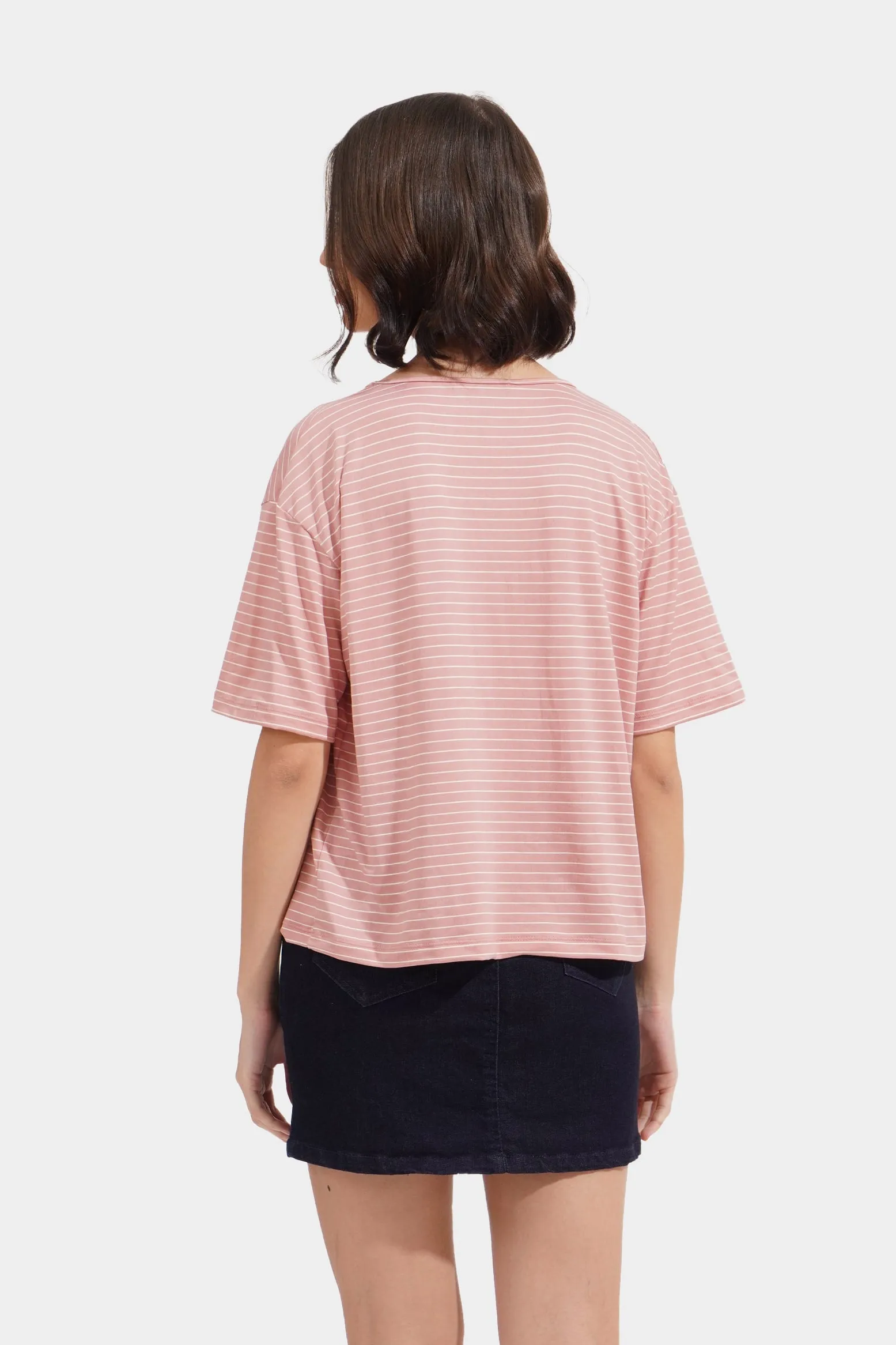 Closet Staples Striped V-Neck Tee