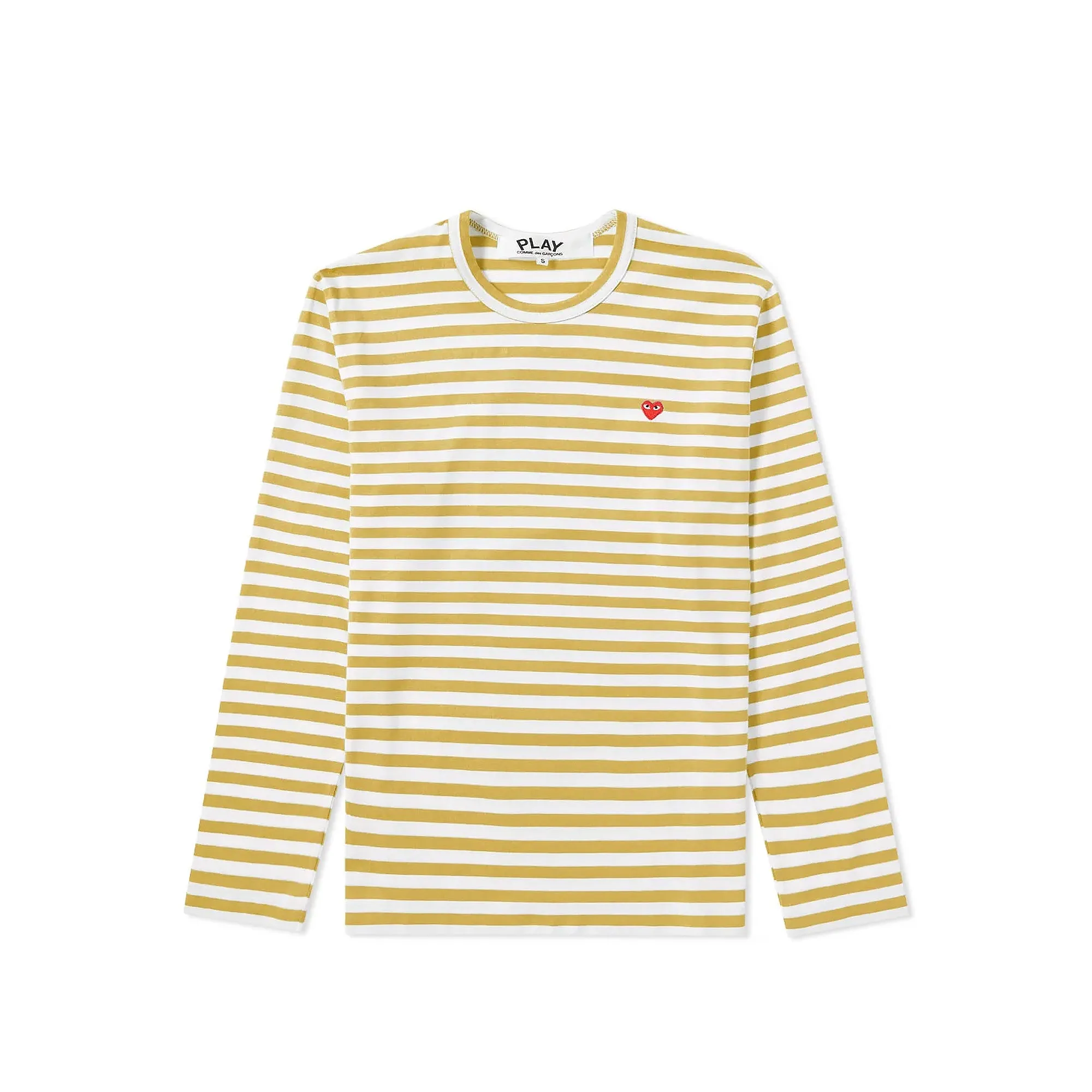 Comme des Garcons PLAY Mens Striped L/S Tee [AZ-T218-051-5]