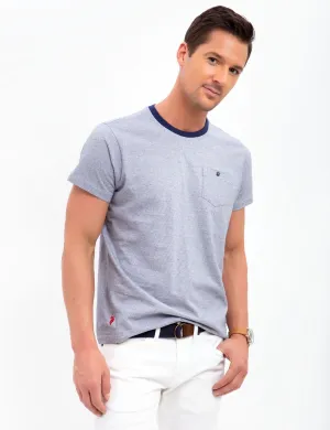 CREW NECK STRIPED T-SHIRT