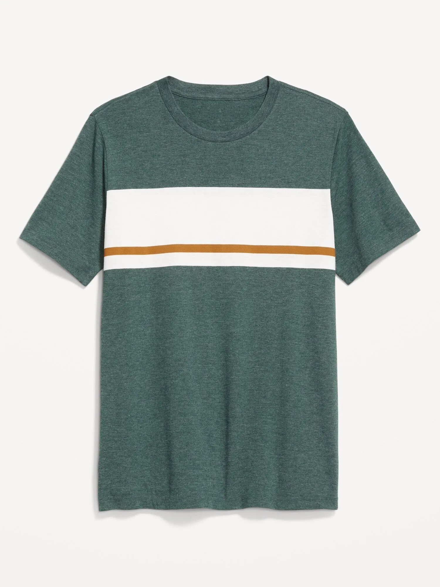 Crew-Neck Striped T-Shirt