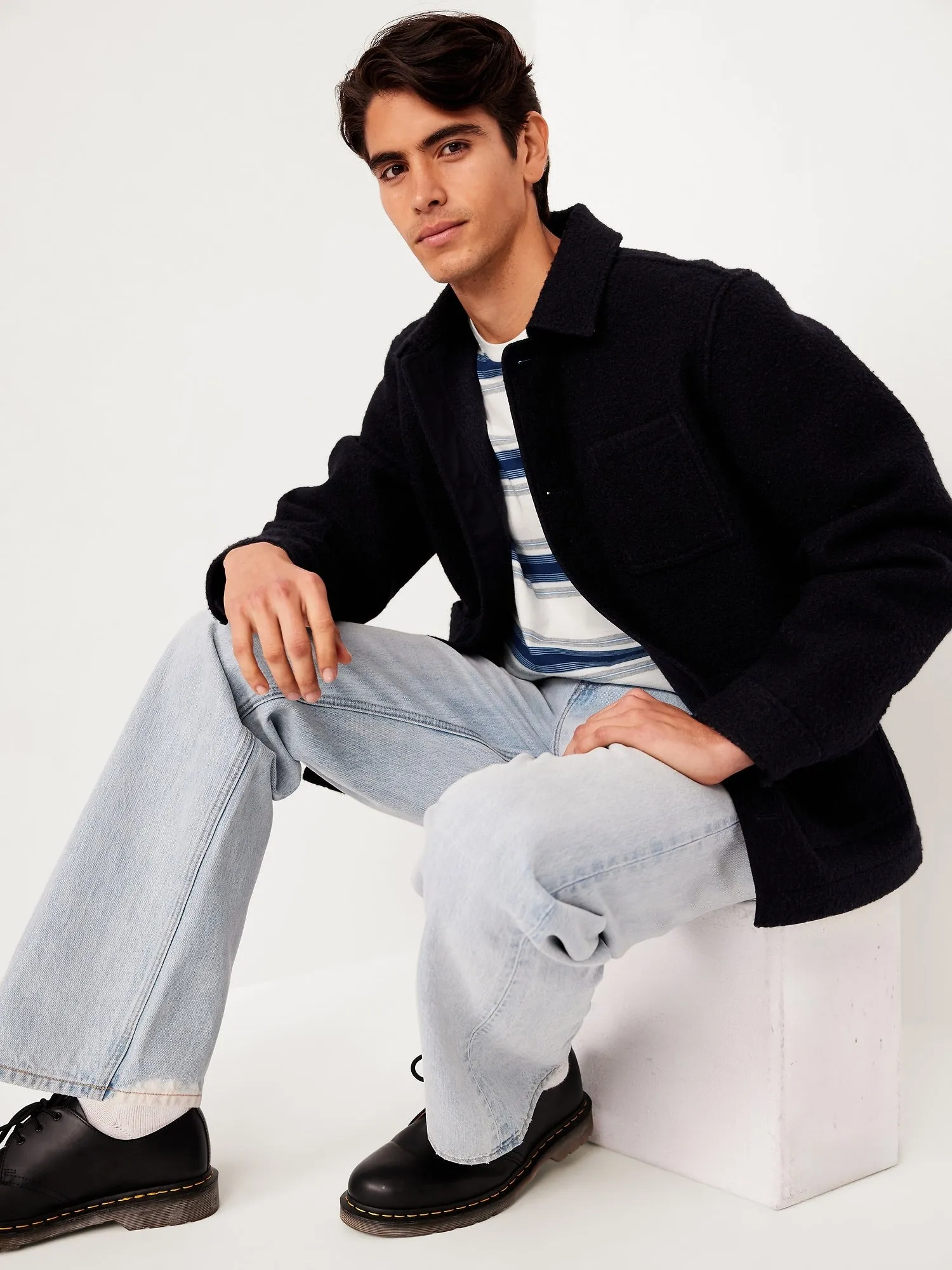 Crew-Neck Striped T-Shirt