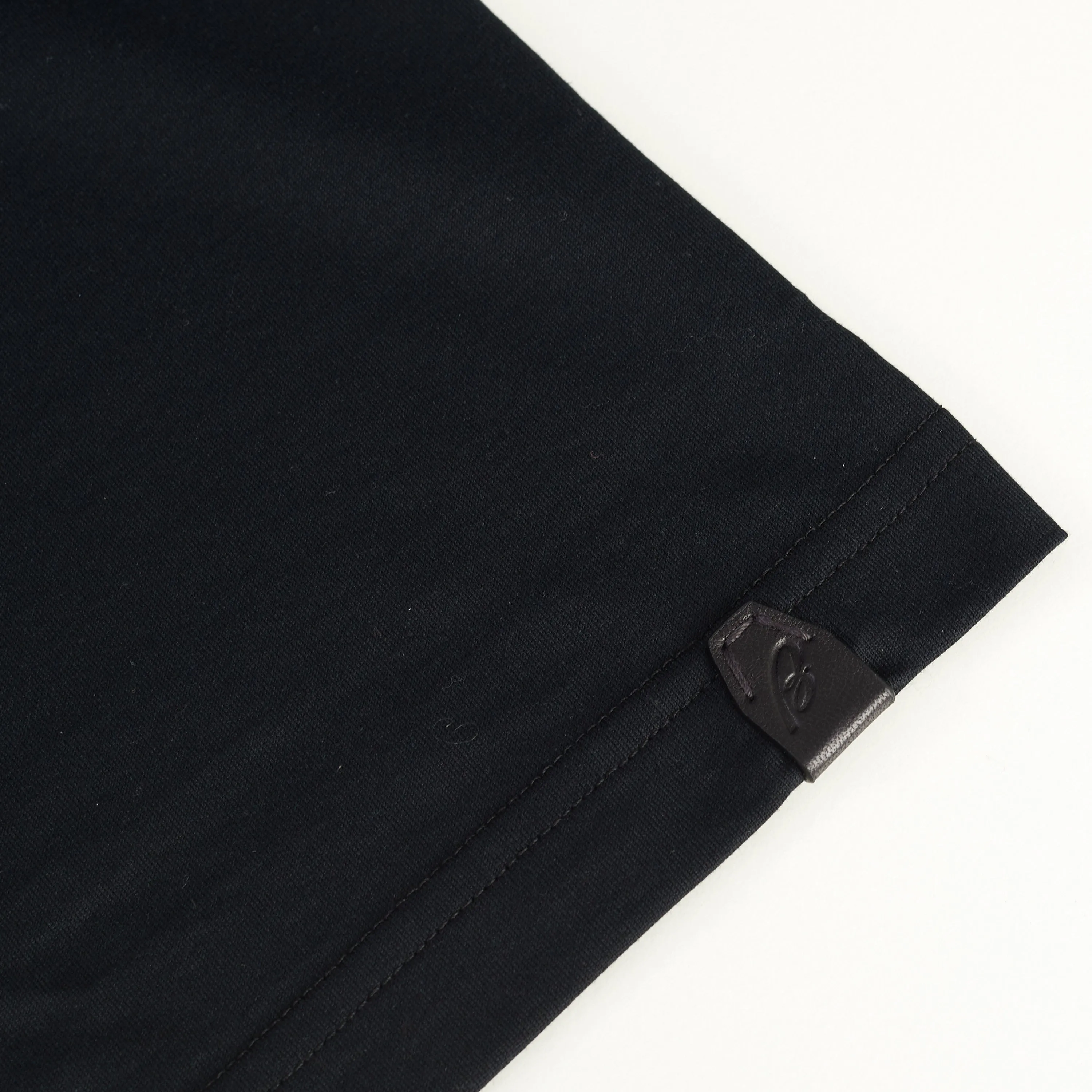 Crewneck Tshirt In Black Cotton