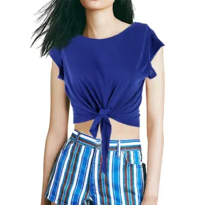 Crop Tops T Shirt Women Tops Women's T Shirt Cropped T shirt Women Cotton Women Clothing