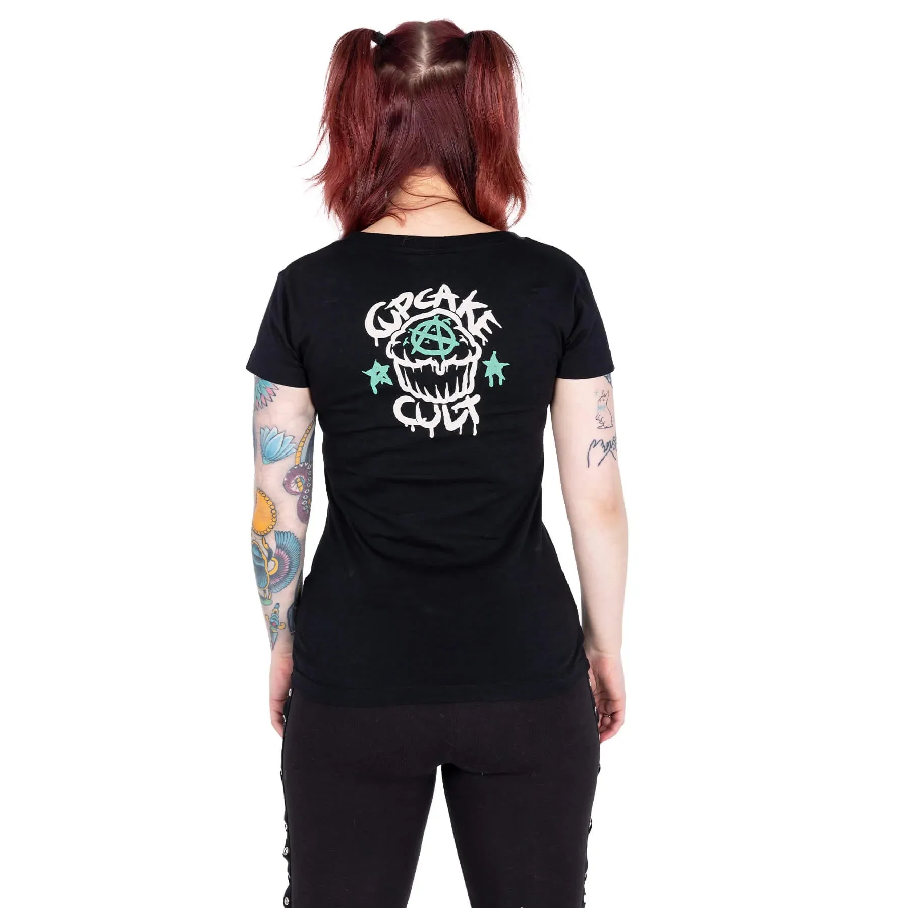 Cupcake Cult Cat Demon Tee - Gothic Fashion - Women's T-Shirt