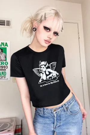 Devil Baby Crop Tee