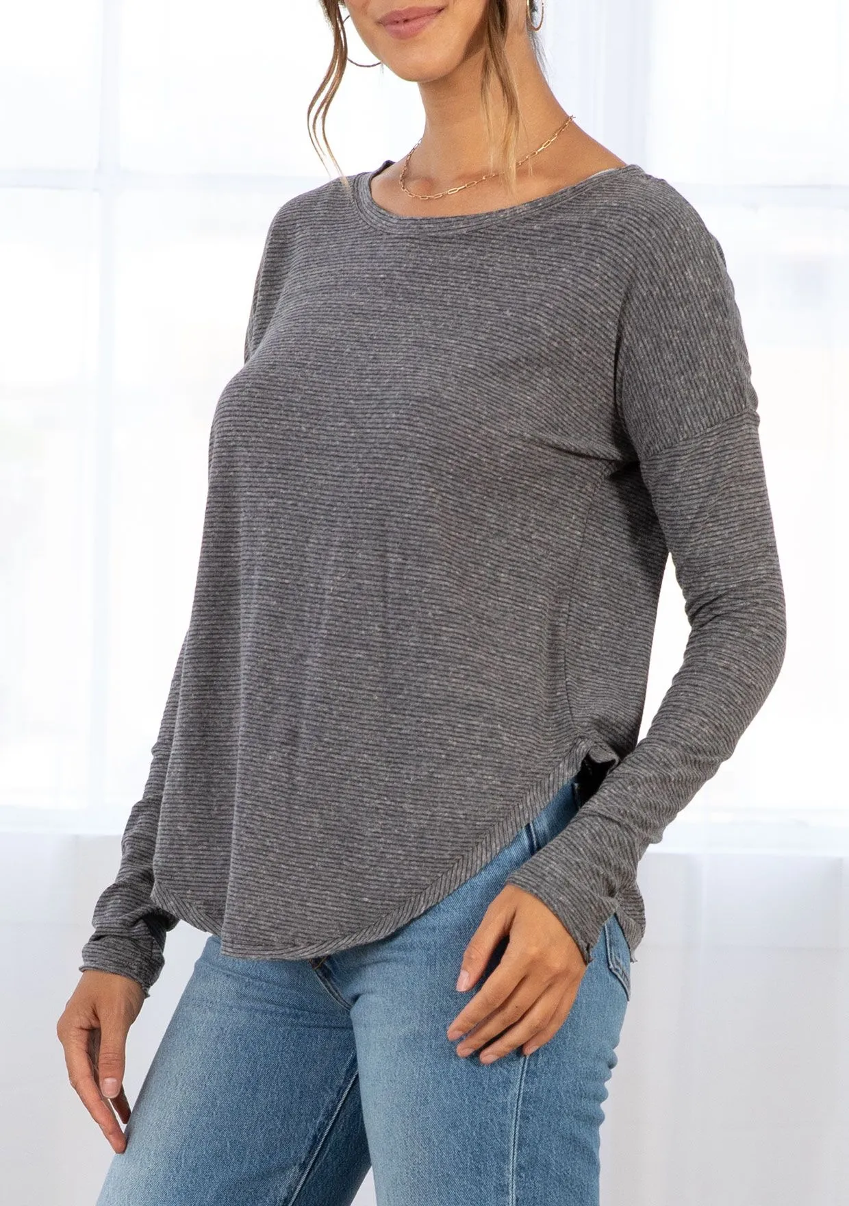 Donovan Striped Long Sleeve Tee