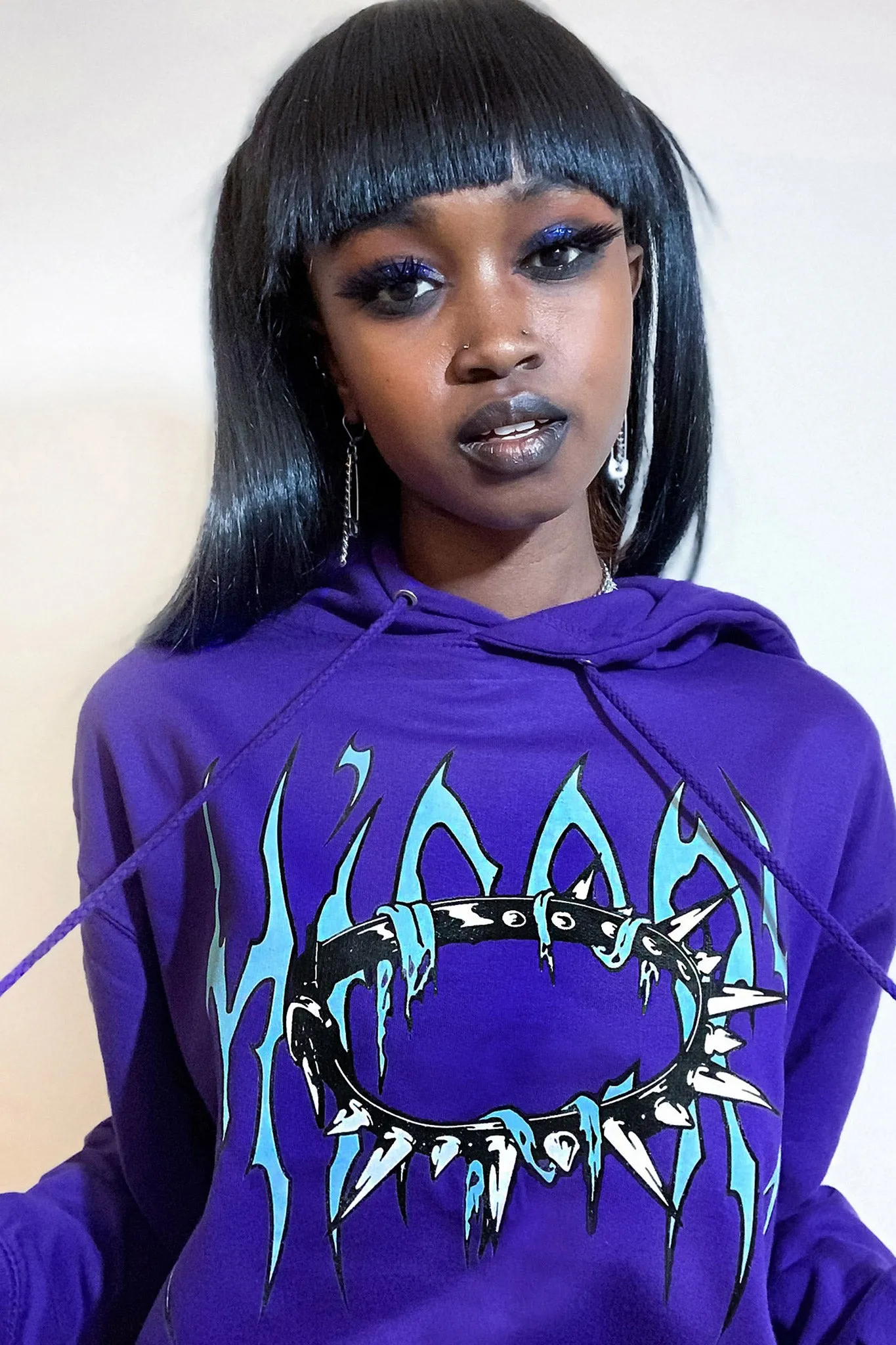 Don't Touch Hoodie Purple