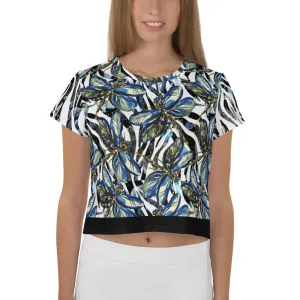 Dragonflies Zebra - Crop Tee