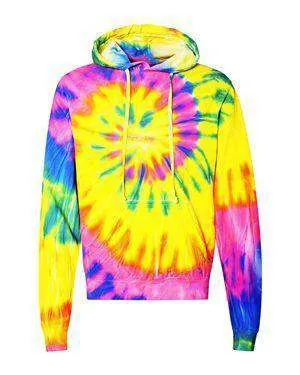 Dyenomite Men's Spiral Tie-Dye Hoodie Sweatshirt - 854MS
