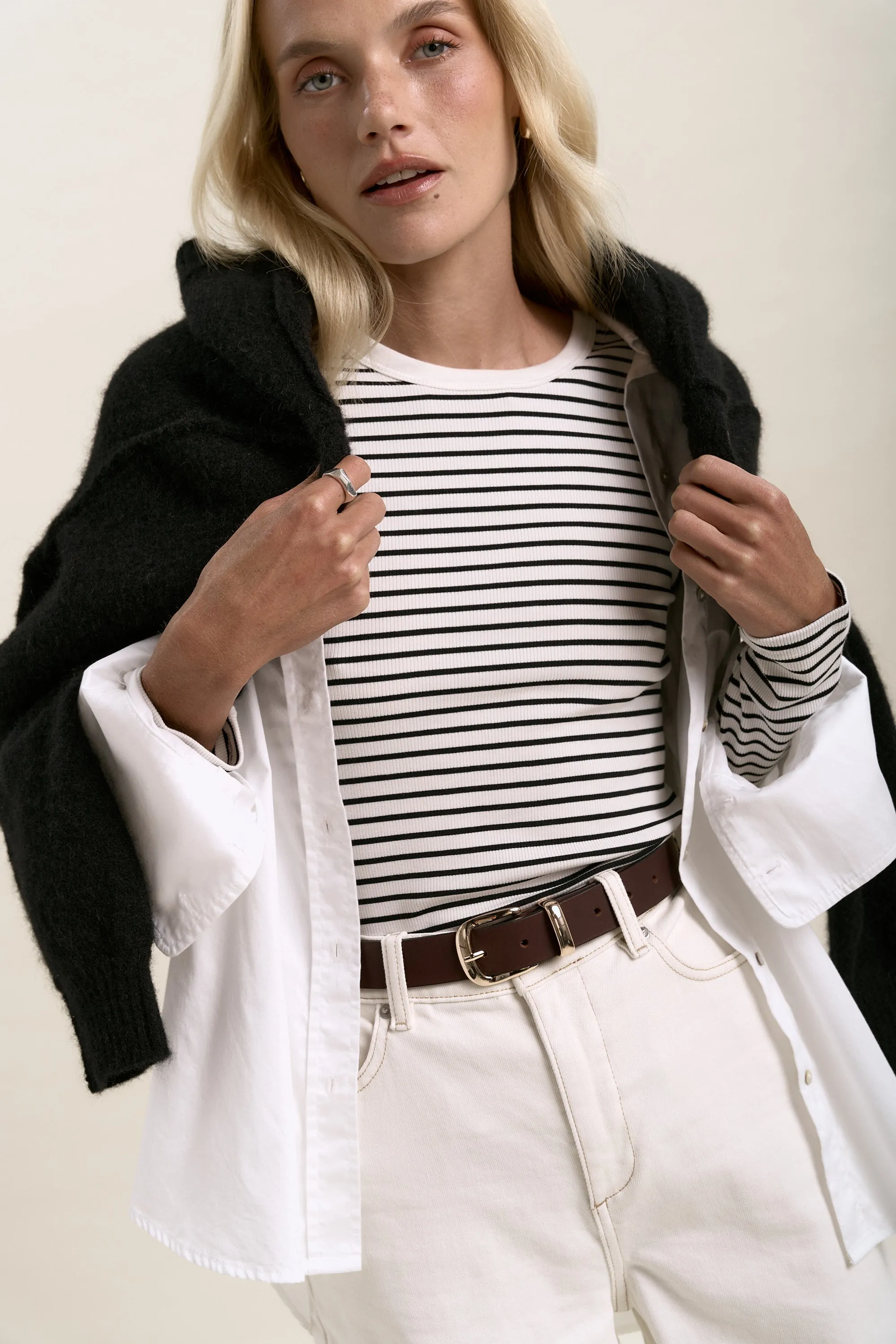 Elementary Basics Long Sleeve Rib Tee