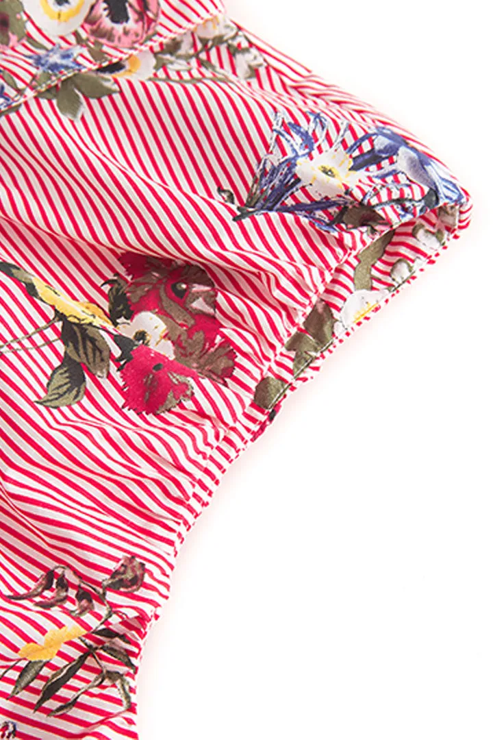 Emma Top - Red Hawaii