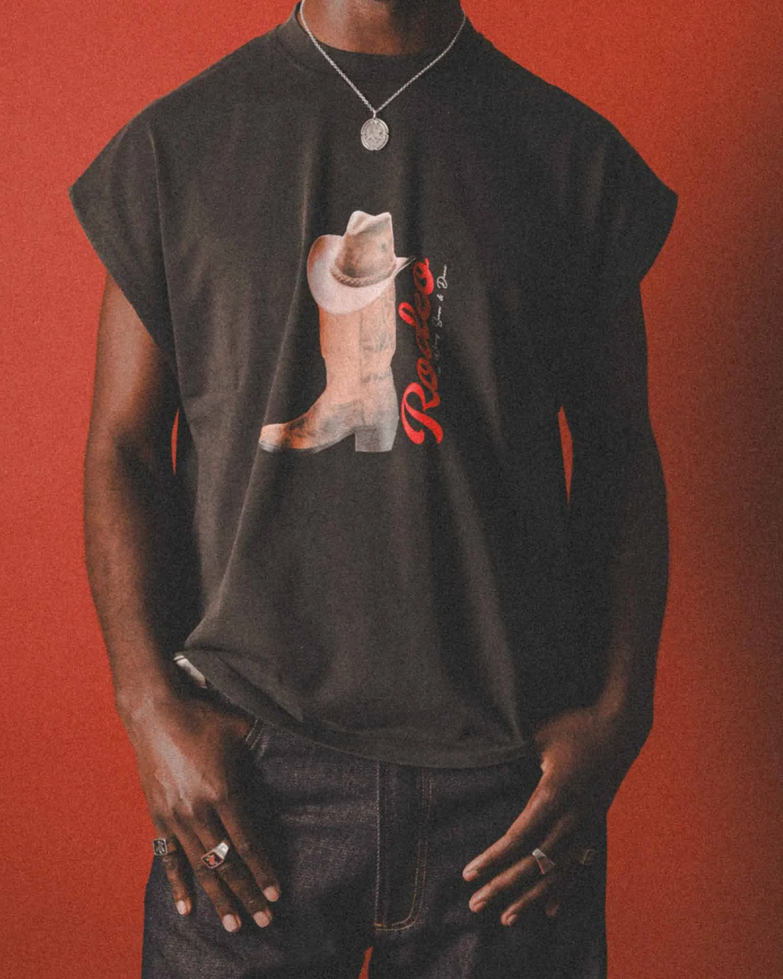 Fade Out Sleeveless Tee
