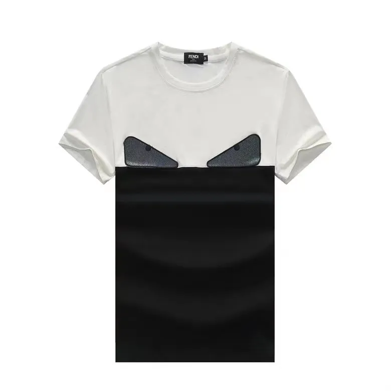 Fendi Monster Eye Men's Cotton Tee shirt-Multicolor