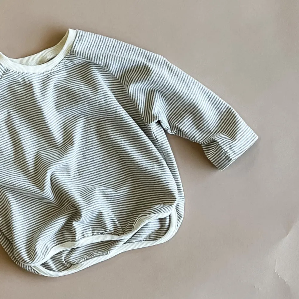 Finlay Striped Baby Tee | Beige