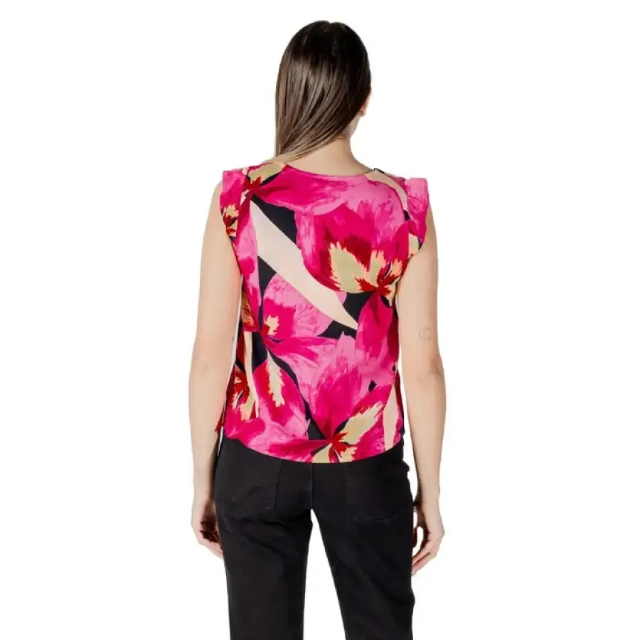 Floral Print Sleeveless Top for Women