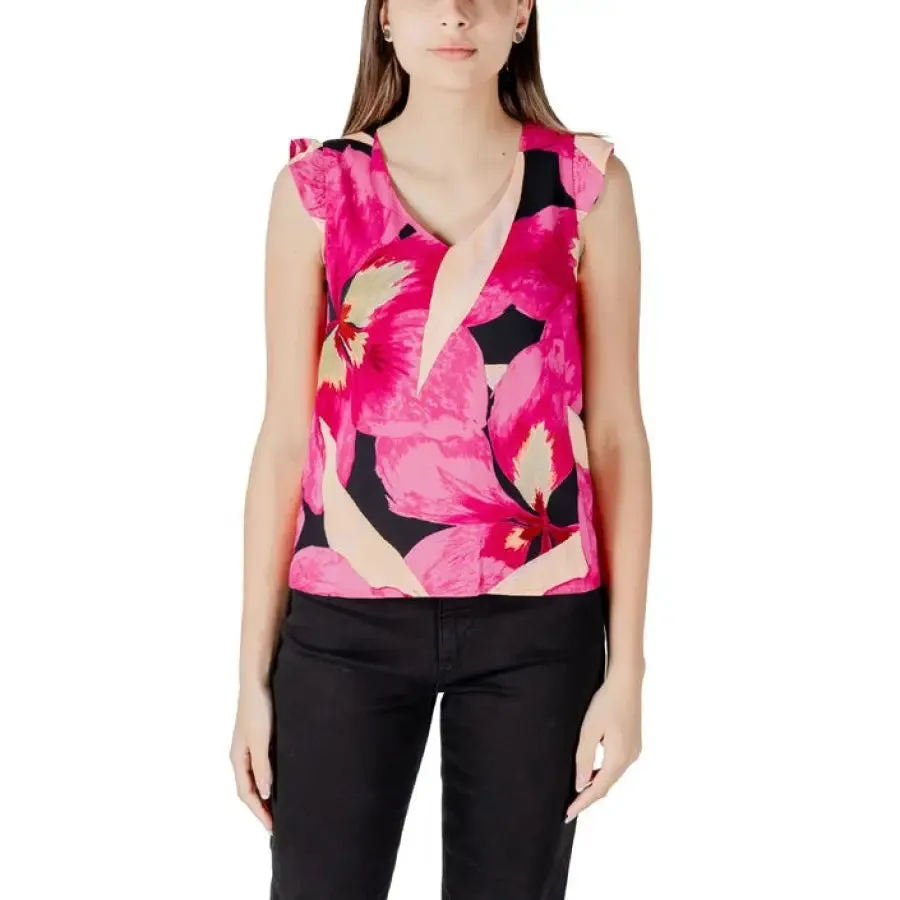 Floral Print Sleeveless Top for Women