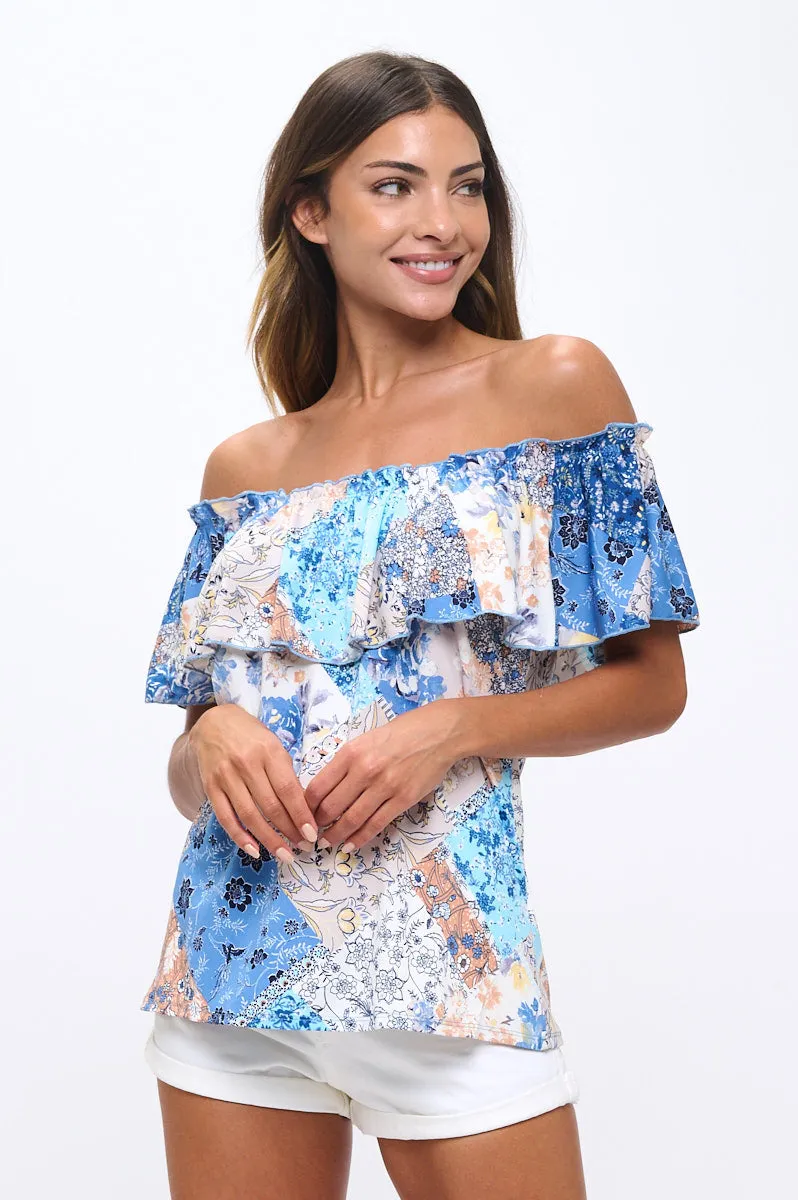 FLOUNCE OFF SHOULDER