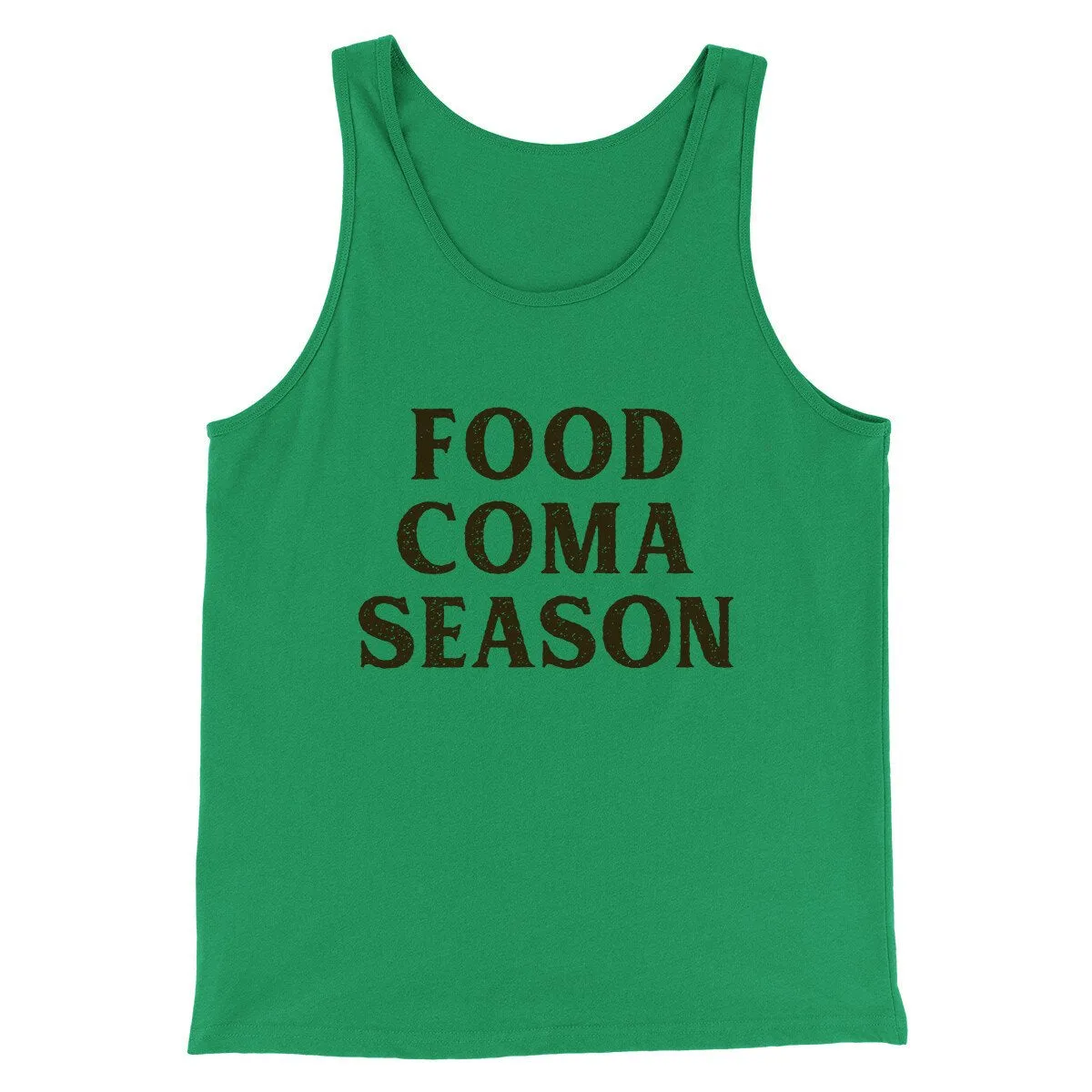 Food Coma Season Funny Thanksgiving Men/Unisex Tank Top