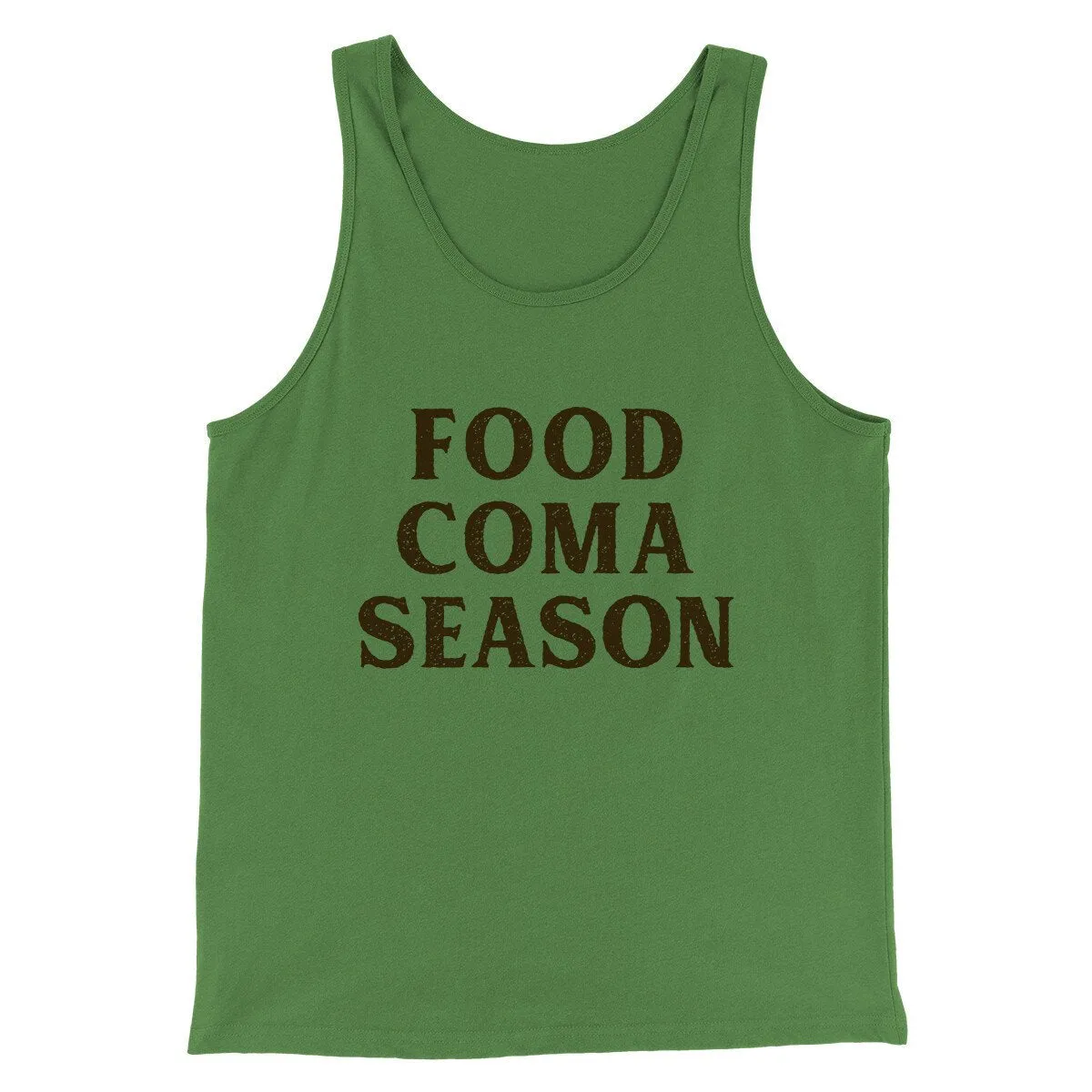 Food Coma Season Funny Thanksgiving Men/Unisex Tank Top