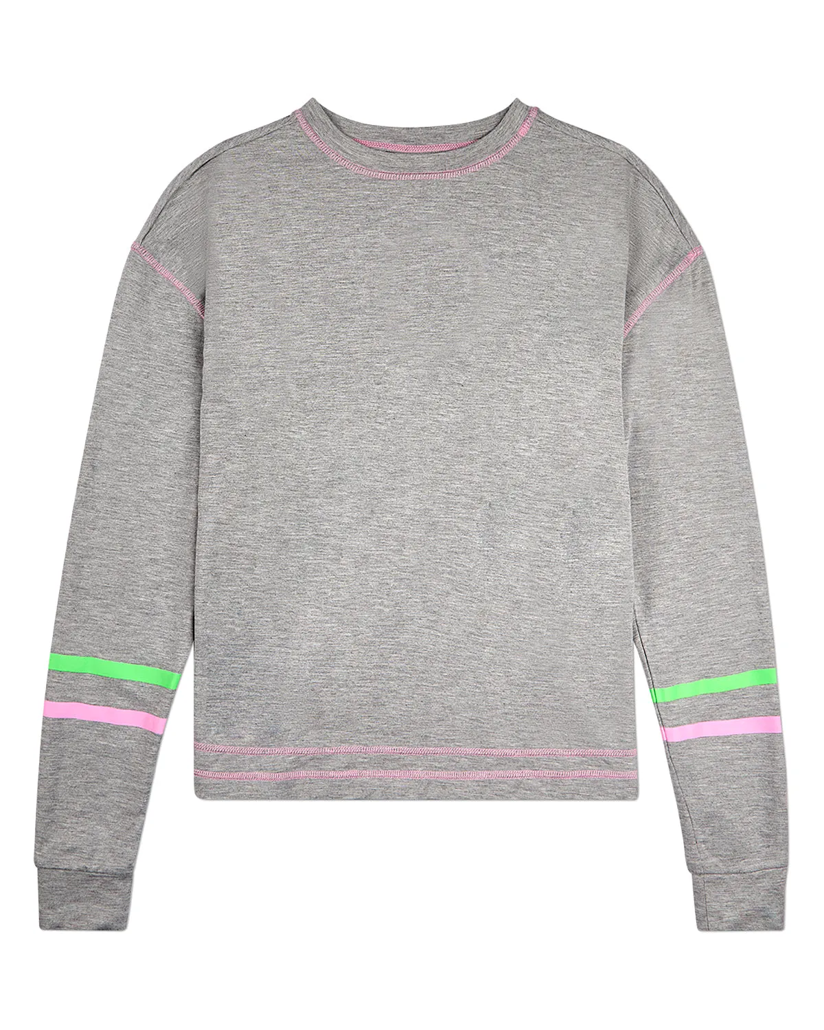 Girls Boxy Striped Long Sleeve T-Shirt
