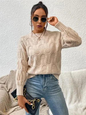 Hana Round Neck Long Sleeve Sweater