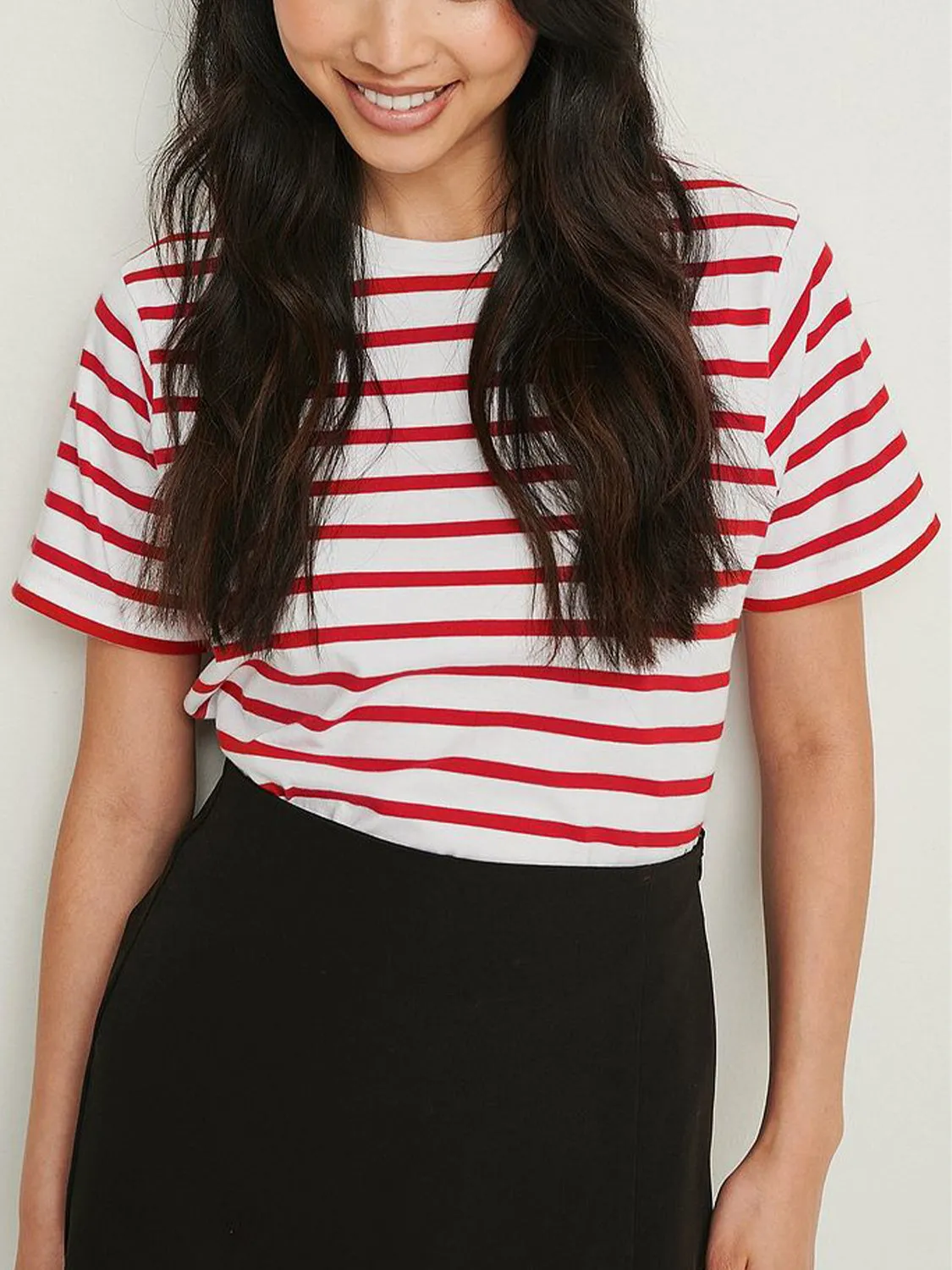 Hazel Blues® |  Striped Short Sleeve T-Shirt