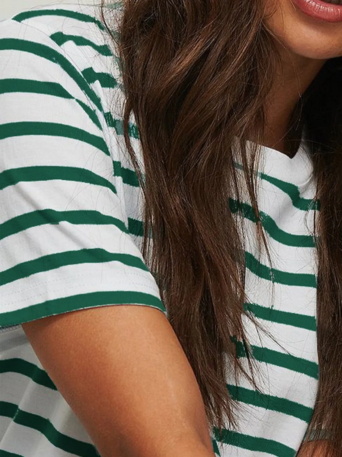 Hazel Blues® |  Striped Short Sleeve T-Shirt