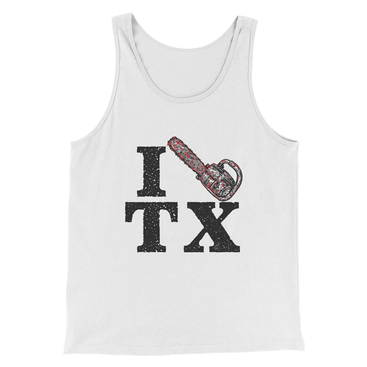I Chainsaw Texas Funny Movie Men/Unisex Tank Top