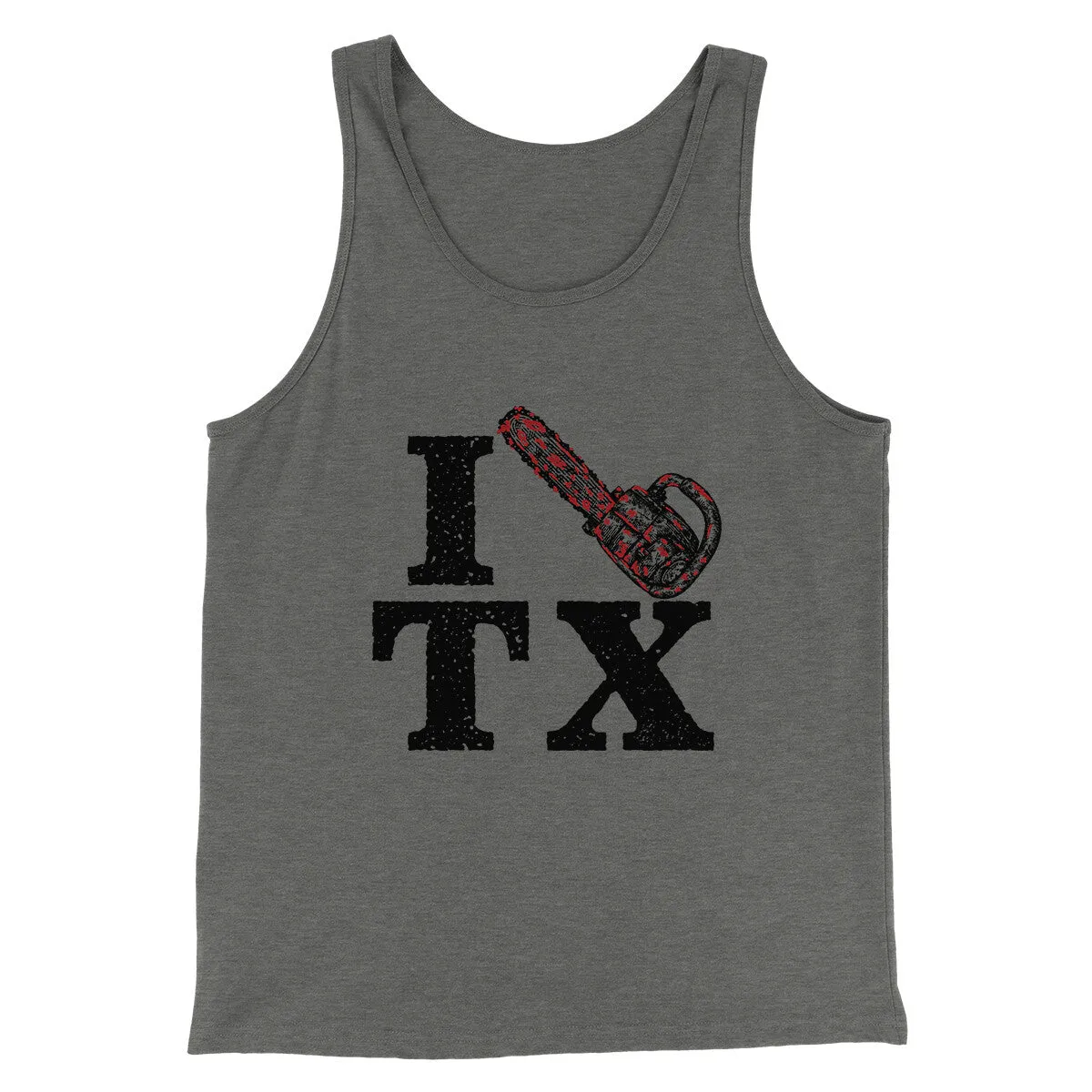 I Chainsaw Texas Funny Movie Men/Unisex Tank Top