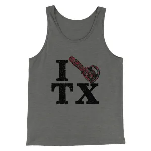 I Chainsaw Texas Funny Movie Men/Unisex Tank Top