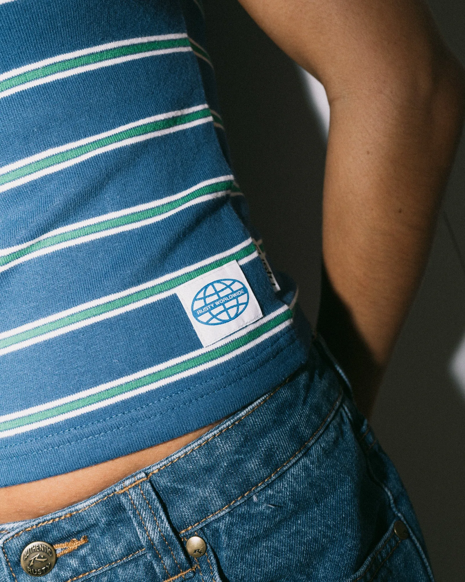 Inspectah Deck Striped Ringer Tee
