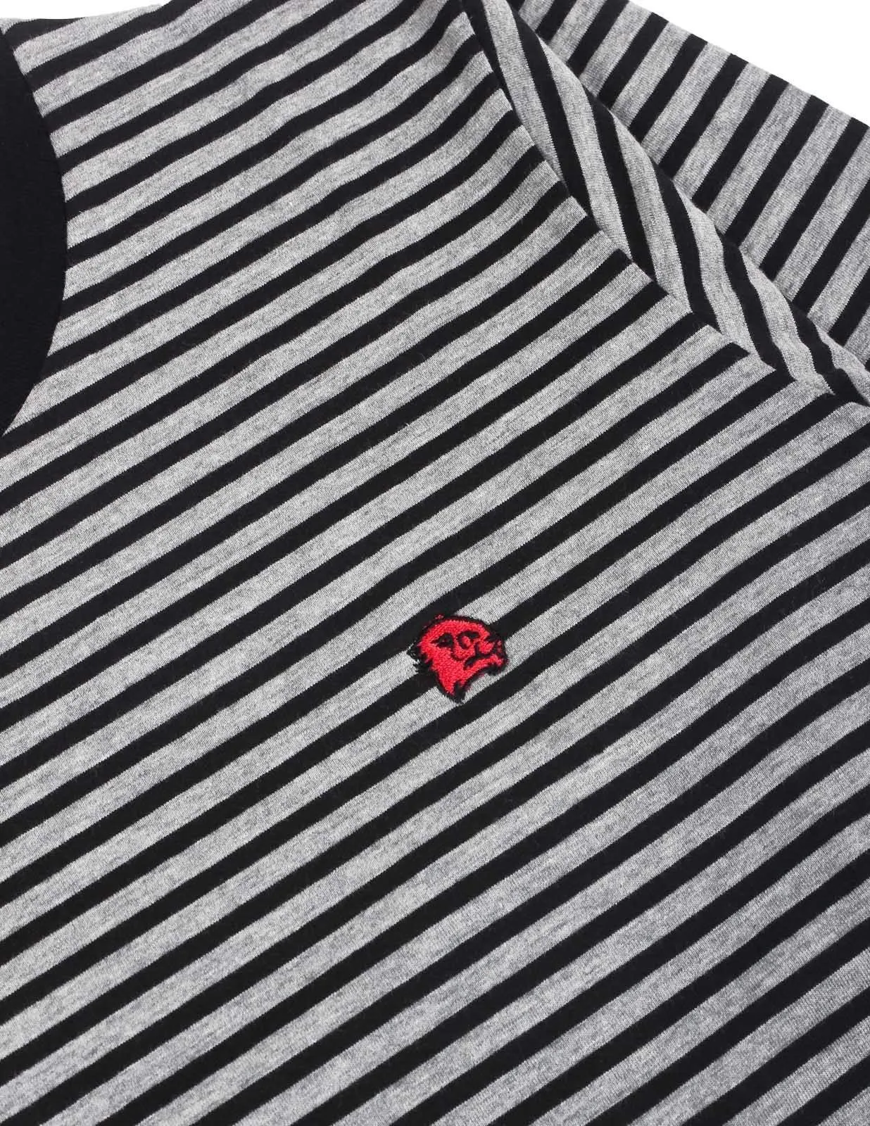 Jackhammer Beaver Striped Tee LS BG