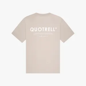 JAIPUR T-SHIRT | TAUPE/OFF WHITE