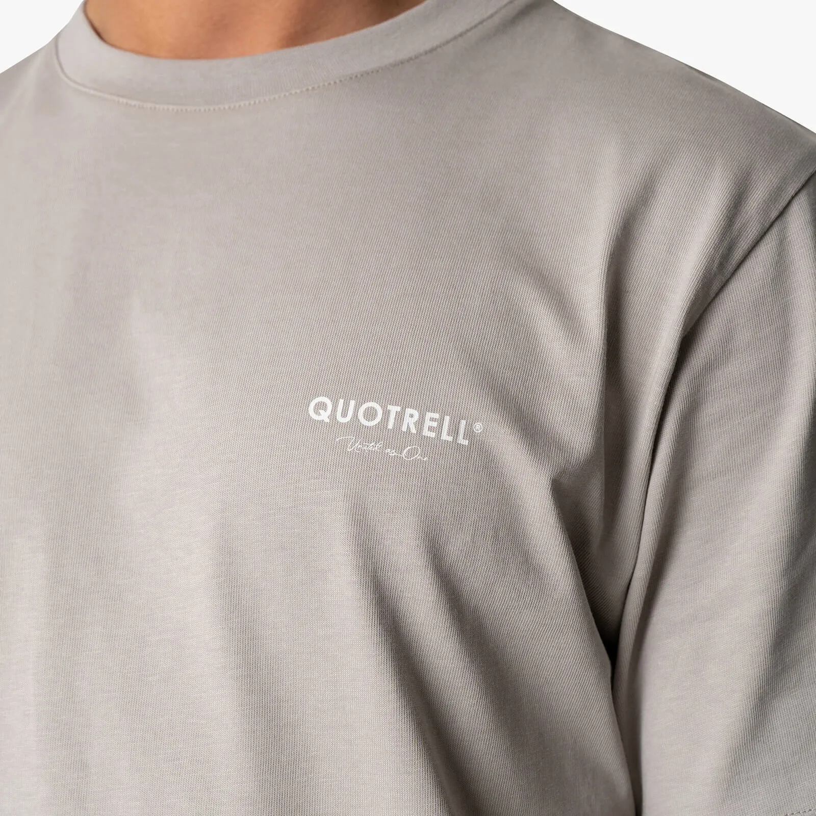 JAIPUR T-SHIRT | TAUPE/OFF WHITE