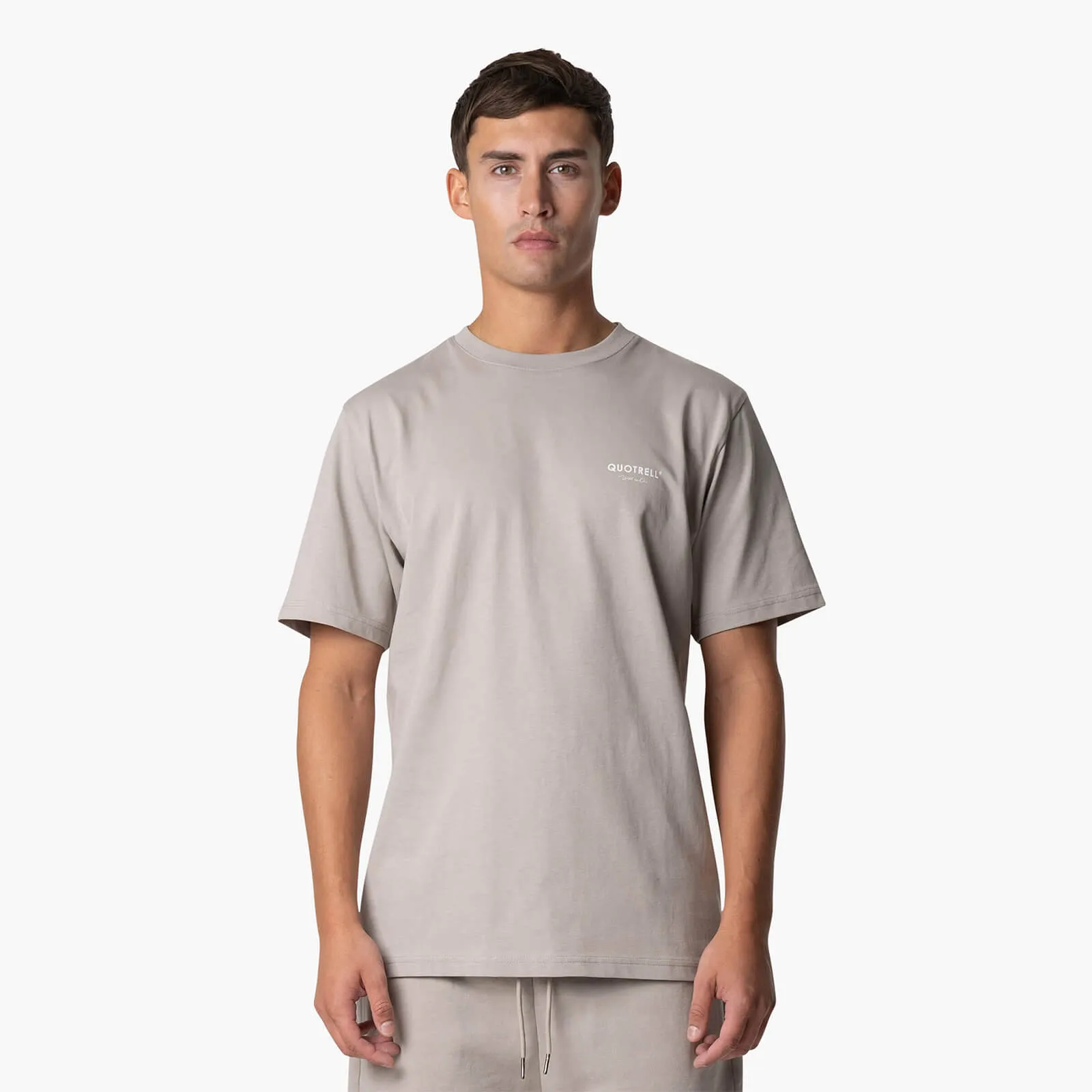 JAIPUR T-SHIRT | TAUPE/OFF WHITE