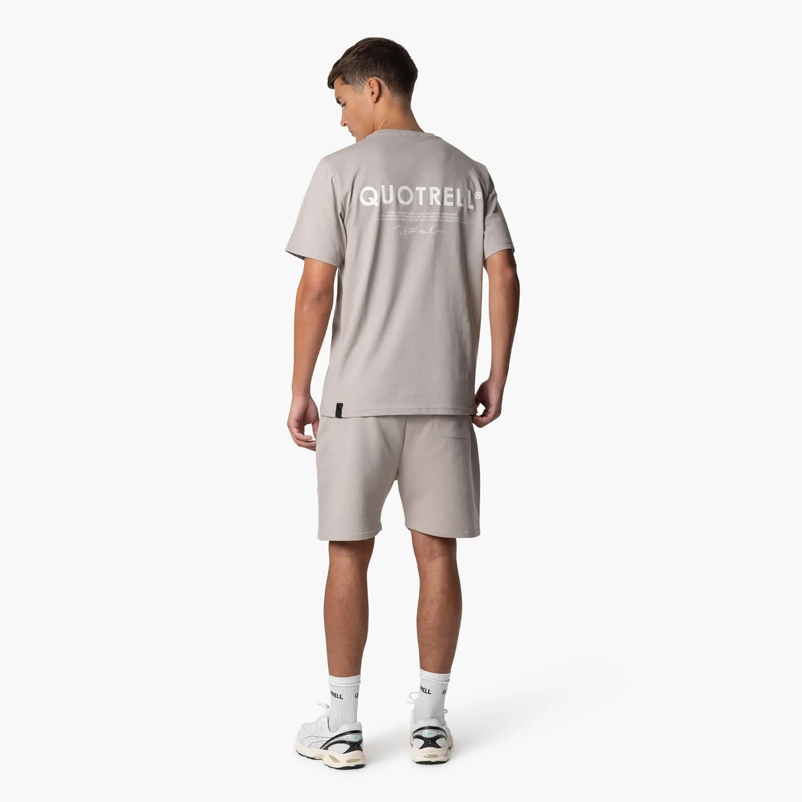 JAIPUR T-SHIRT | TAUPE/OFF WHITE