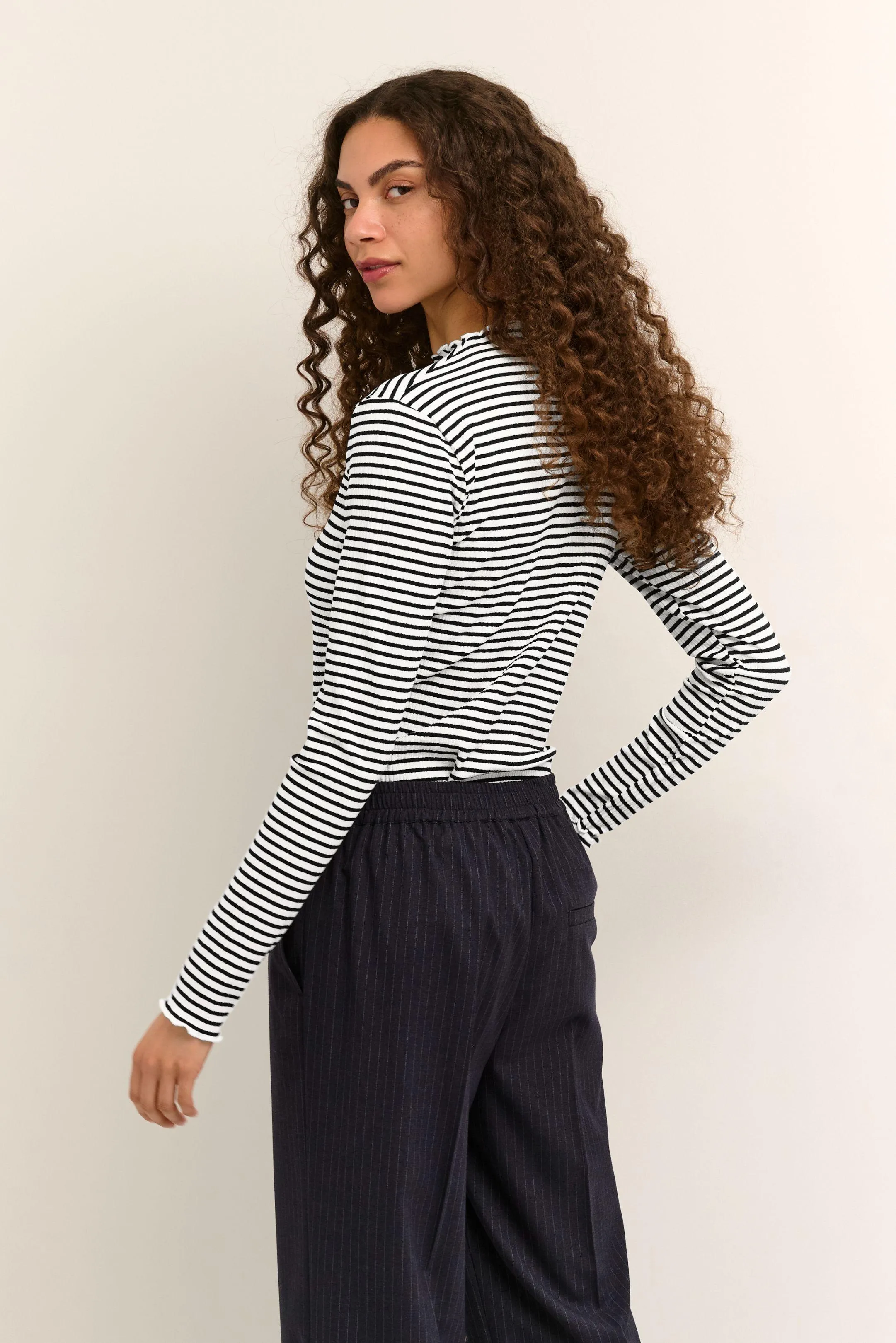 KBS Candace LS STRIPE Top