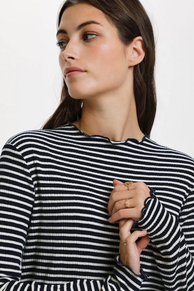 KBS Candace LS STRIPE Top