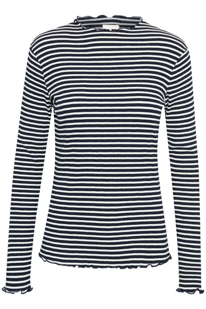 KBS Candace LS STRIPE Top