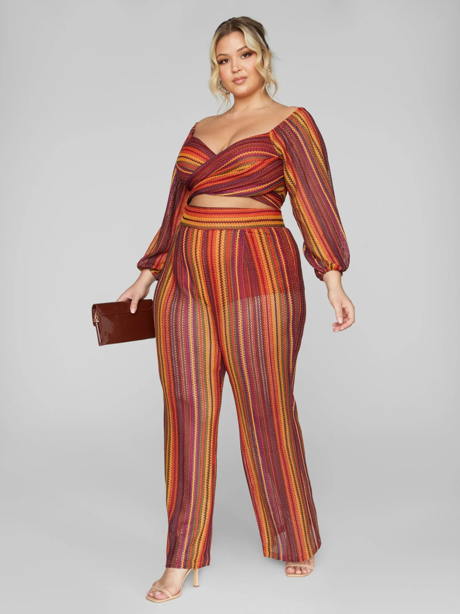 Keena Off The Shoulder Striped Top