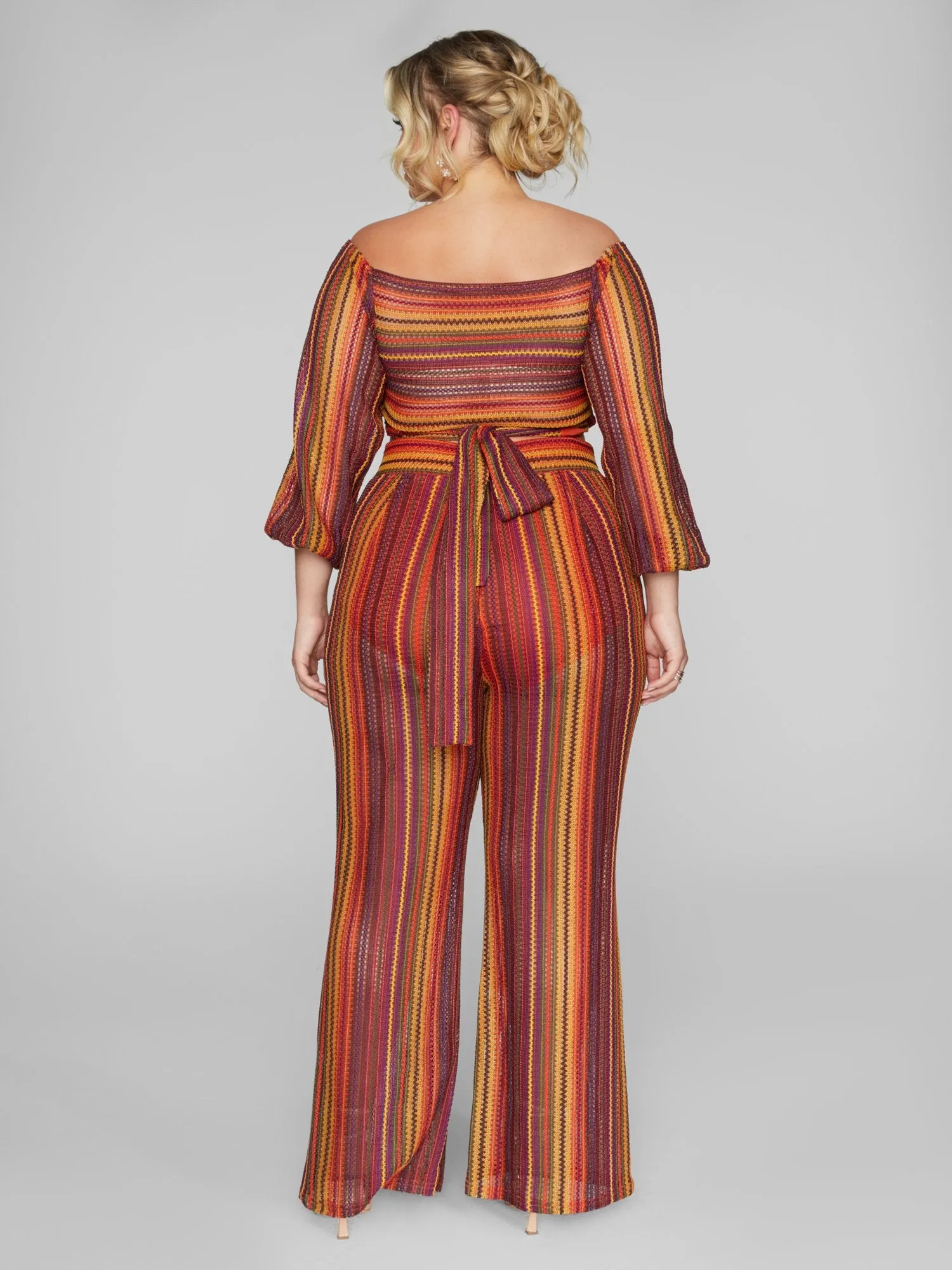 Keena Off The Shoulder Striped Top