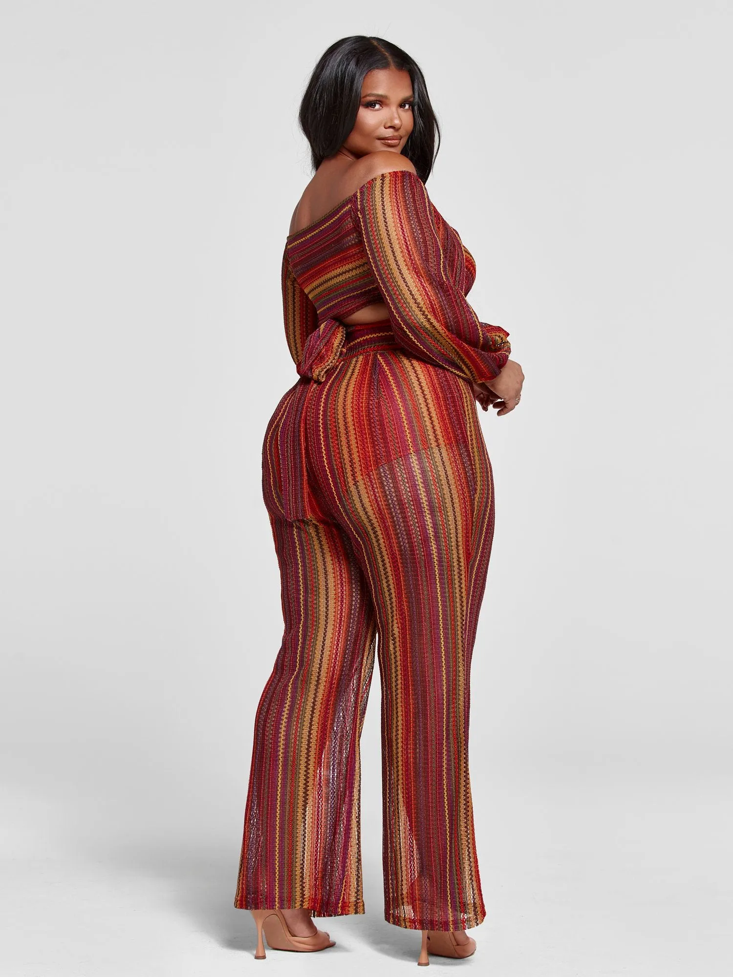 Keena Off The Shoulder Striped Top