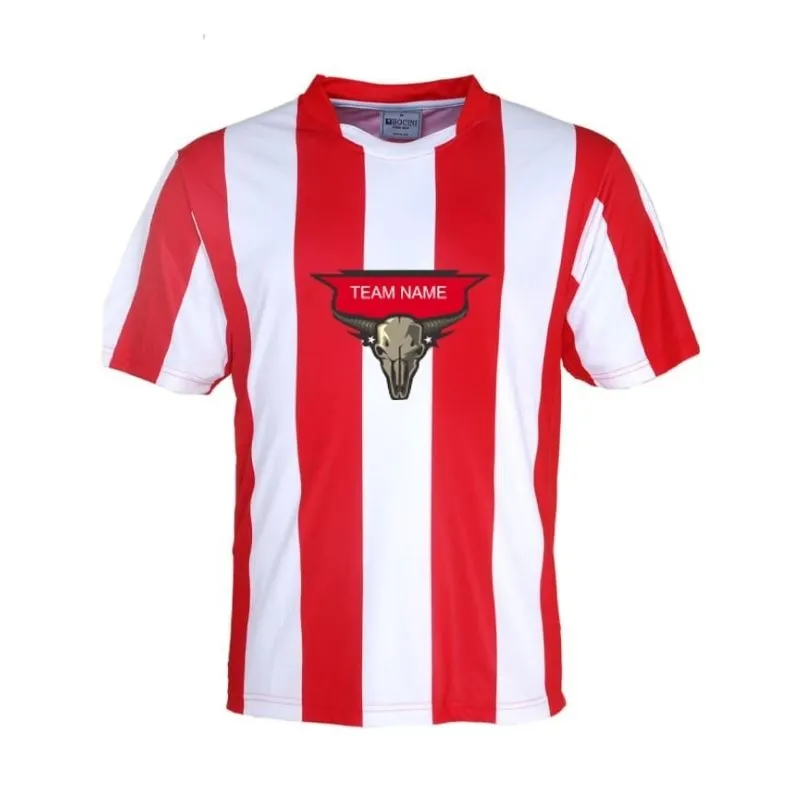 Kids Sublimated Striped Football Jersey Design 2