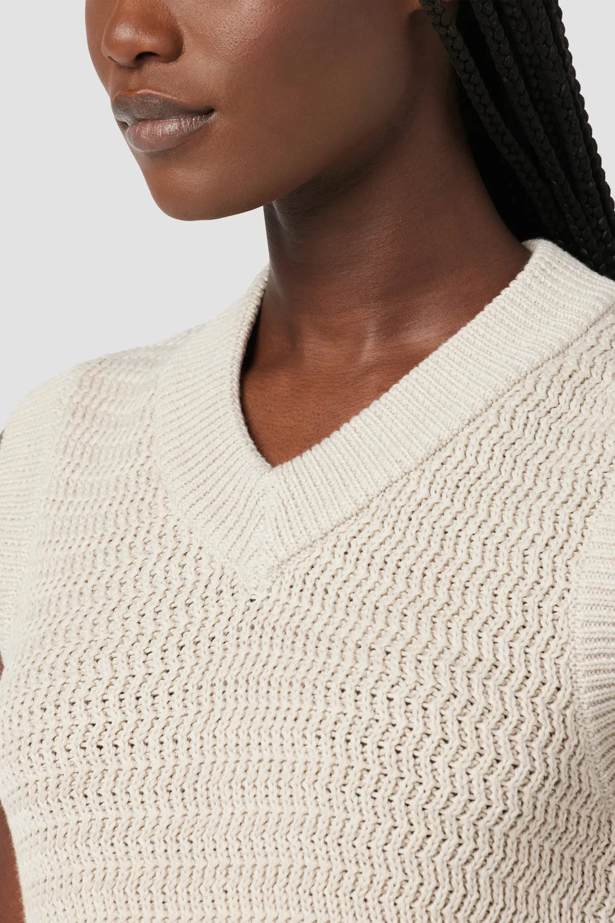Knot Back Sleeveless Sweater