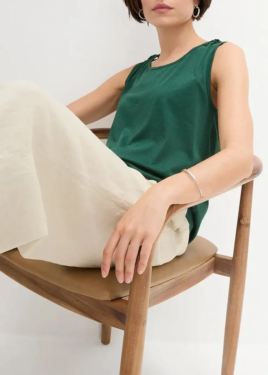 Ladies Sleeveless top with lace