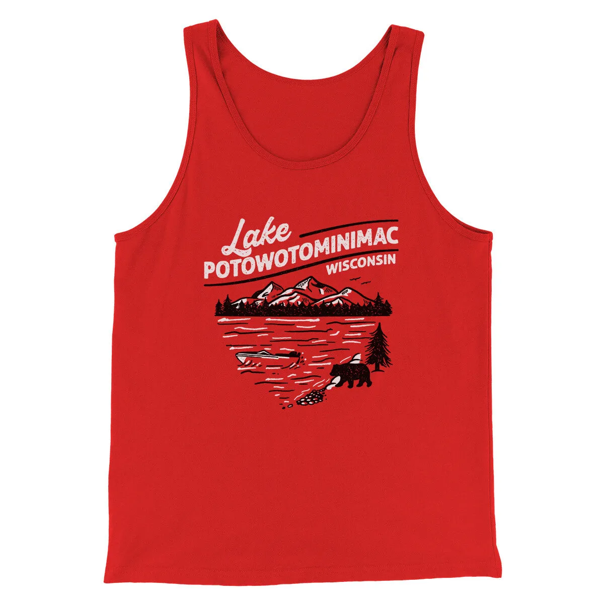 Lake Potowotominimac Funny Movie Men/Unisex Tank Top