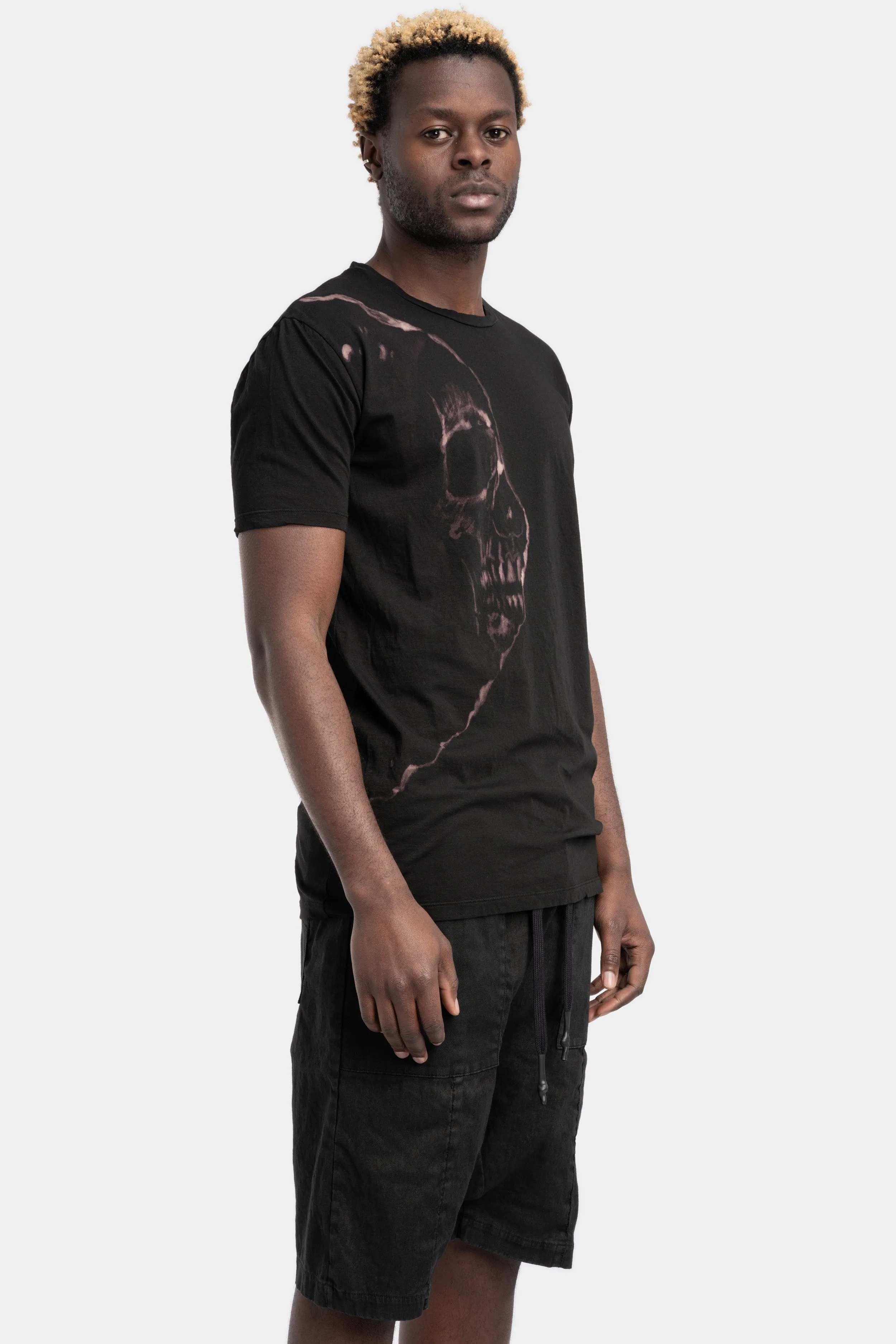Lightweight cotton T-Shirt, Bleach skull