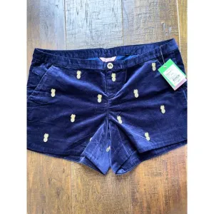 Lilly Pulitzer Adie Short | Embroidered Pineapple Sho | Size 10