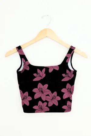 LILY SQUARE NECK CROP TOP | KIDS SIZE 2T - 4T